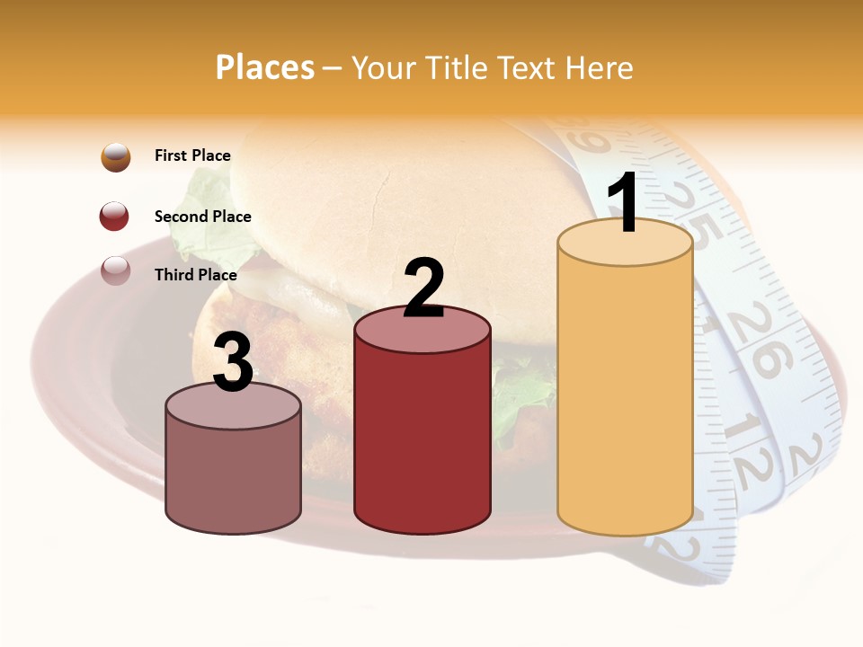 Tape White Chicken PowerPoint Template