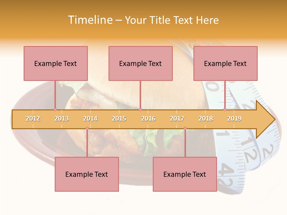 Tape White Chicken PowerPoint Template