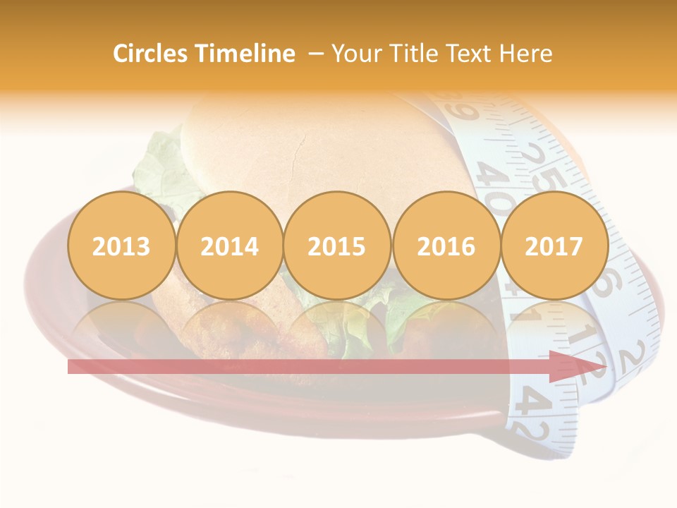 Tape White Chicken PowerPoint Template