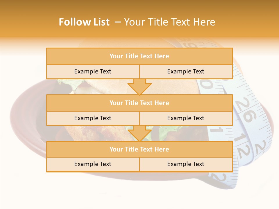 Tape White Chicken PowerPoint Template