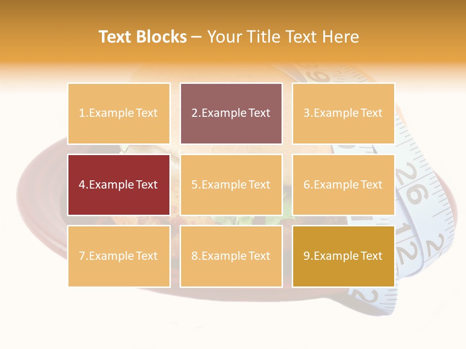 Tape White Chicken PowerPoint Template