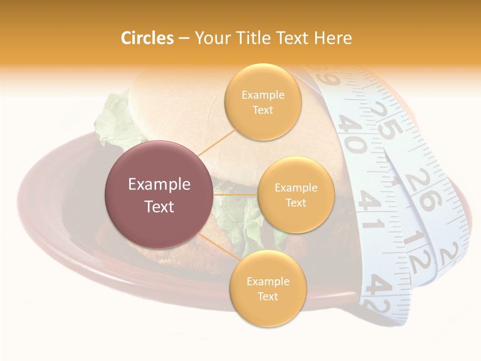 Tape White Chicken PowerPoint Template