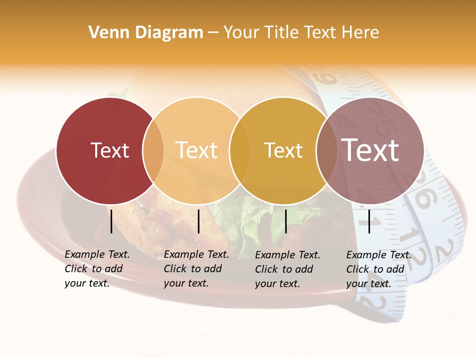 Tape White Chicken PowerPoint Template