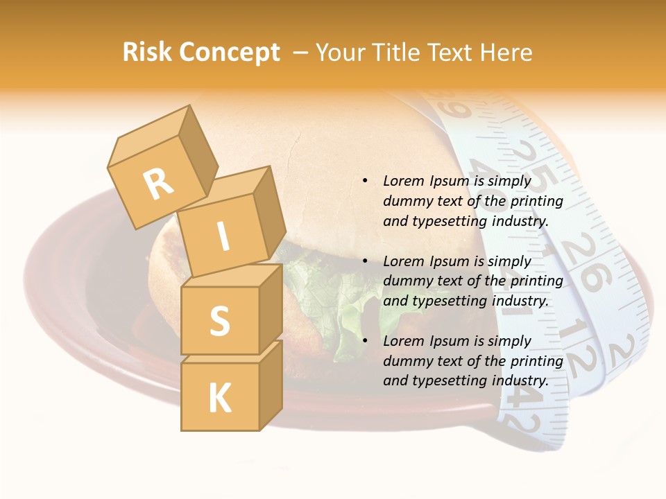 Tape White Chicken PowerPoint Template