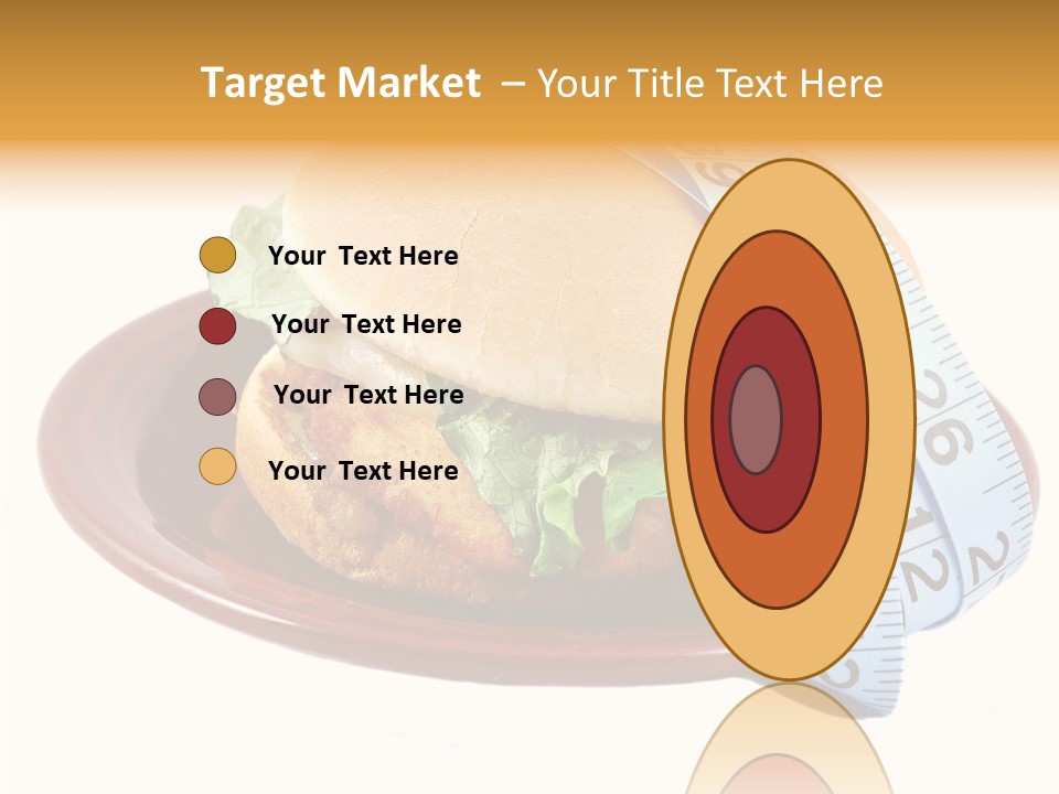 Tape White Chicken PowerPoint Template