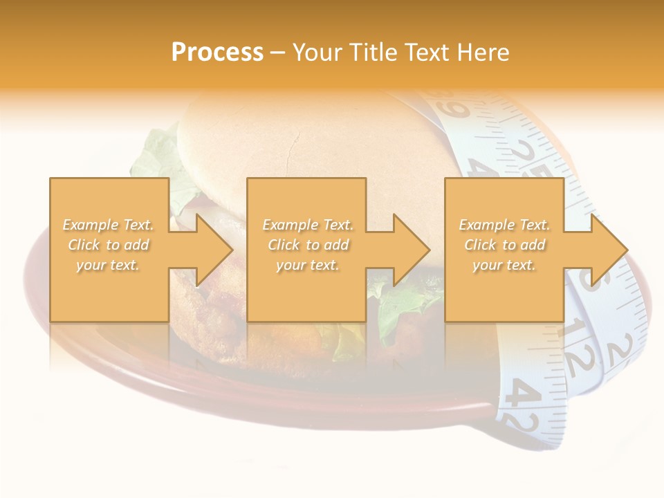 Tape White Chicken PowerPoint Template