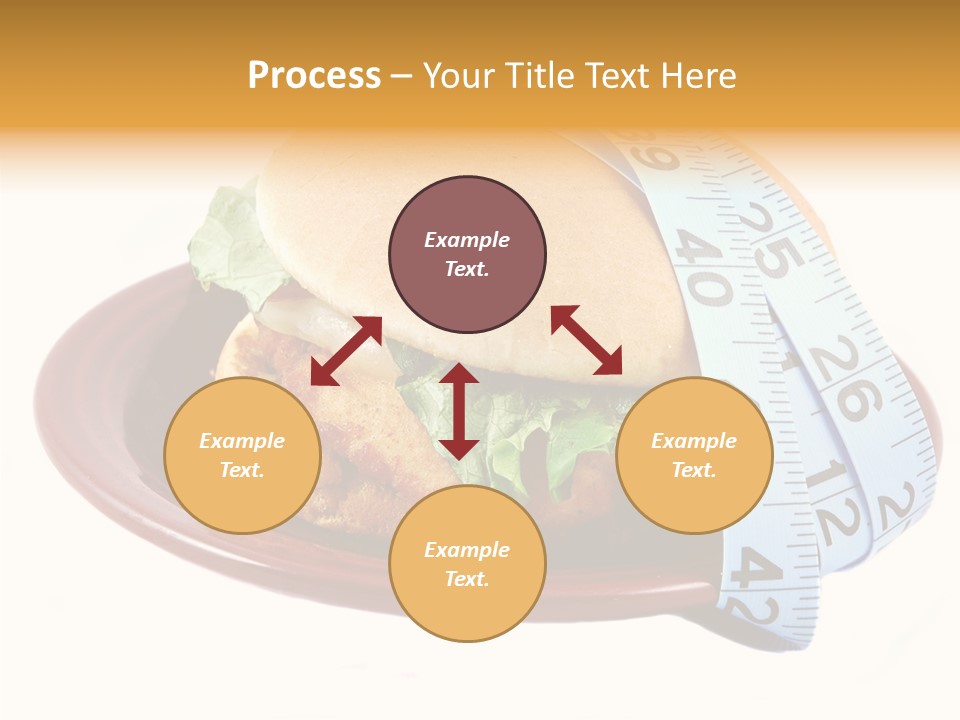 Tape White Chicken PowerPoint Template