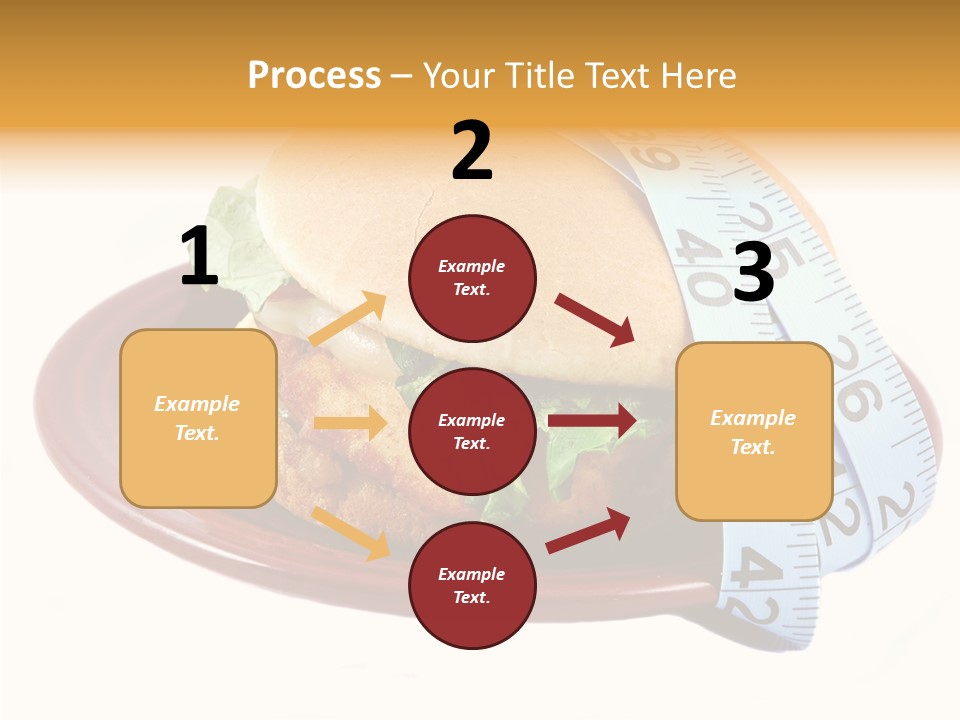Tape White Chicken PowerPoint Template