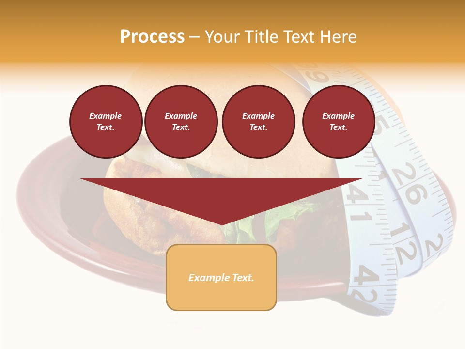 Tape White Chicken PowerPoint Template
