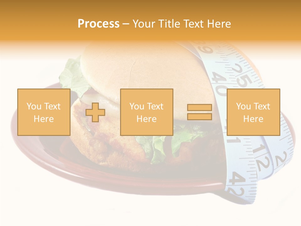 Tape White Chicken PowerPoint Template