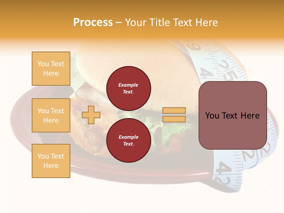 Tape White Chicken PowerPoint Template