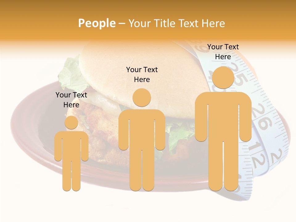 Tape White Chicken PowerPoint Template