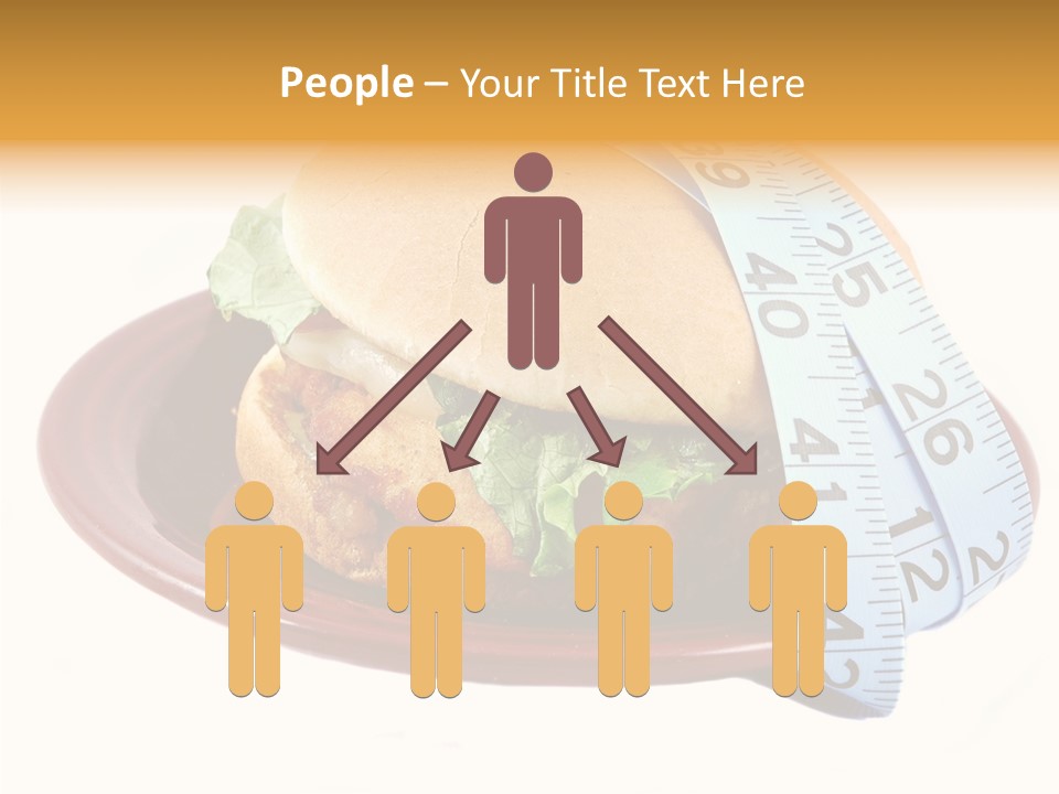 Tape White Chicken PowerPoint Template