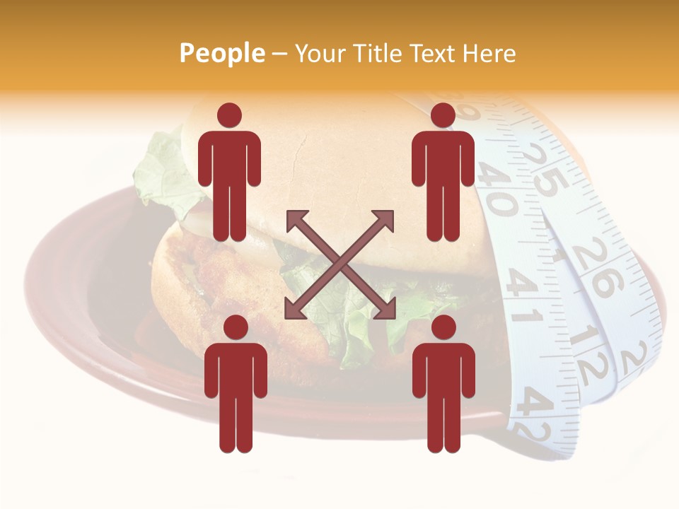 Tape White Chicken PowerPoint Template