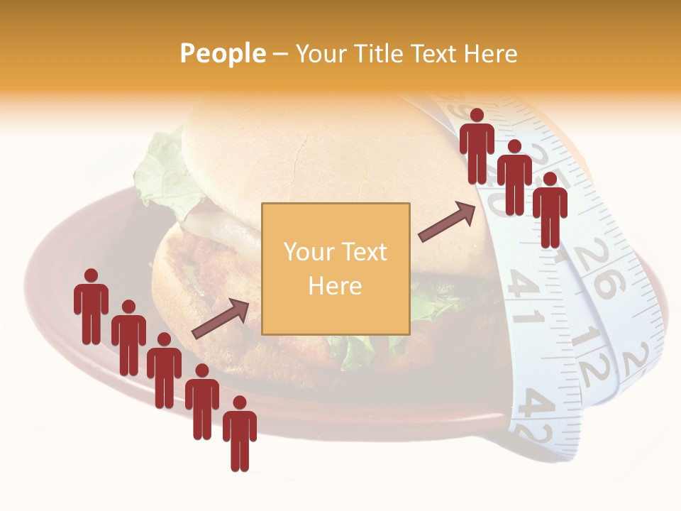 Tape White Chicken PowerPoint Template