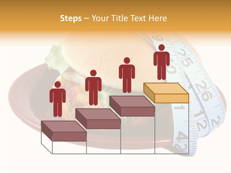 Tape White Chicken PowerPoint Template