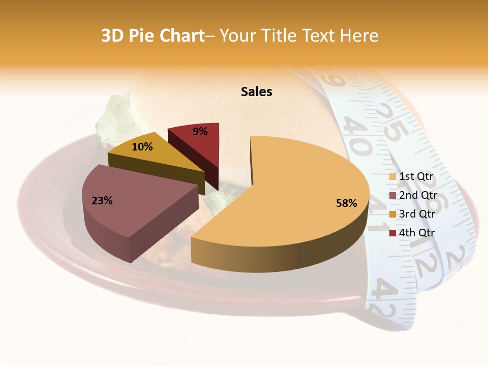 Tape White Chicken PowerPoint Template