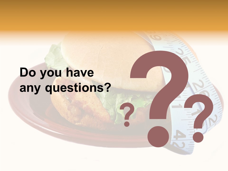 Tape White Chicken PowerPoint Template