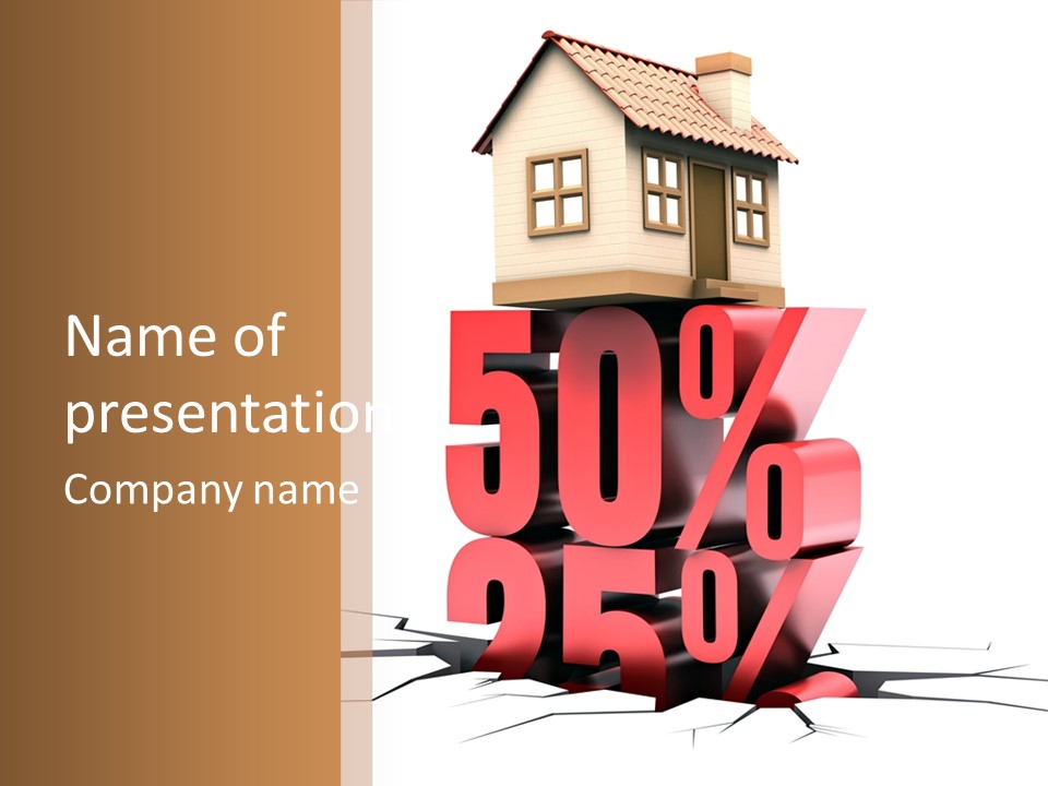 Residential Savings Agent PowerPoint Template