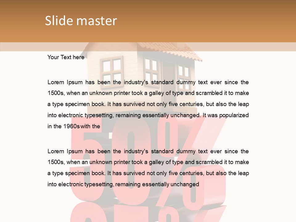 Residential Savings Agent PowerPoint Template