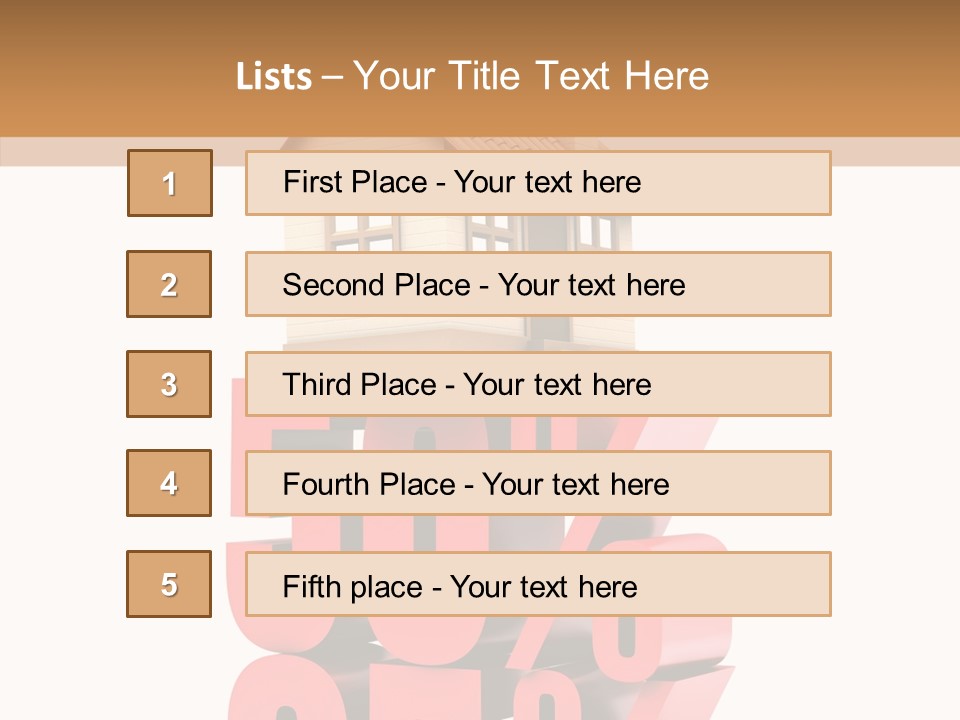 Residential Savings Agent PowerPoint Template