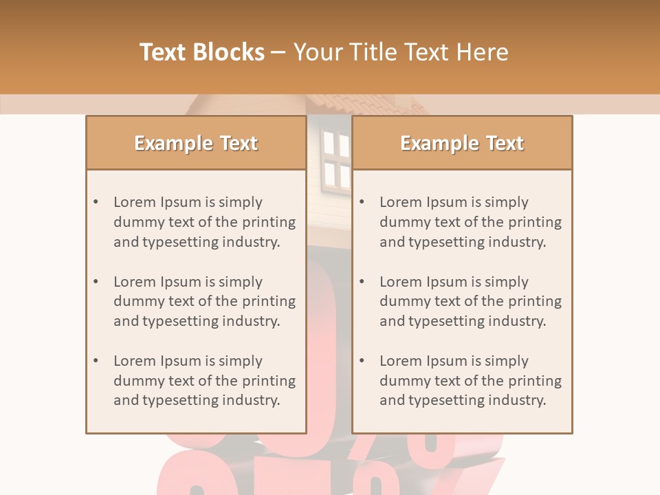 Residential Savings Agent PowerPoint Template