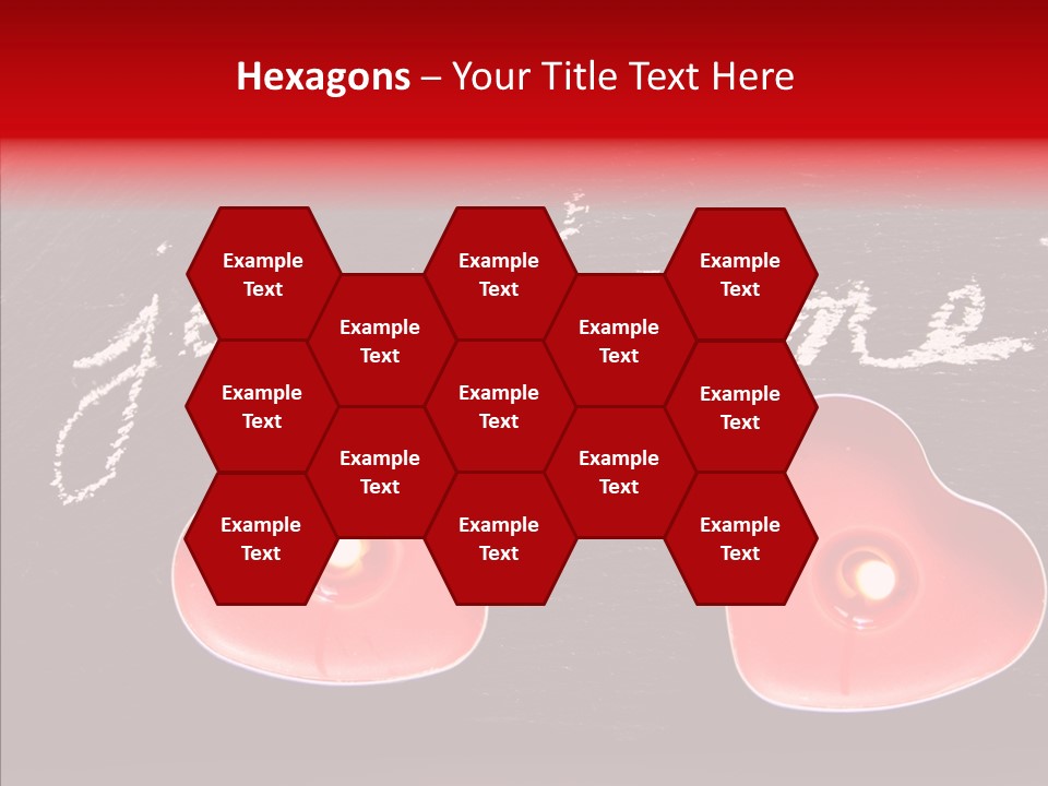 Amour Bougie St Valentin PowerPoint Template