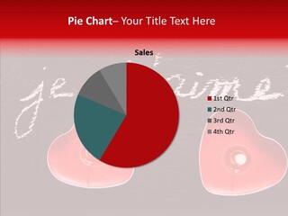 Amour Bougie St Valentin PowerPoint Template