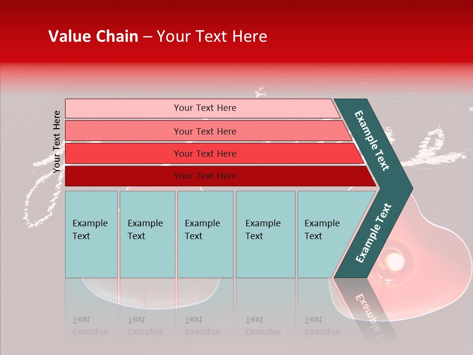 Amour Bougie St Valentin PowerPoint Template