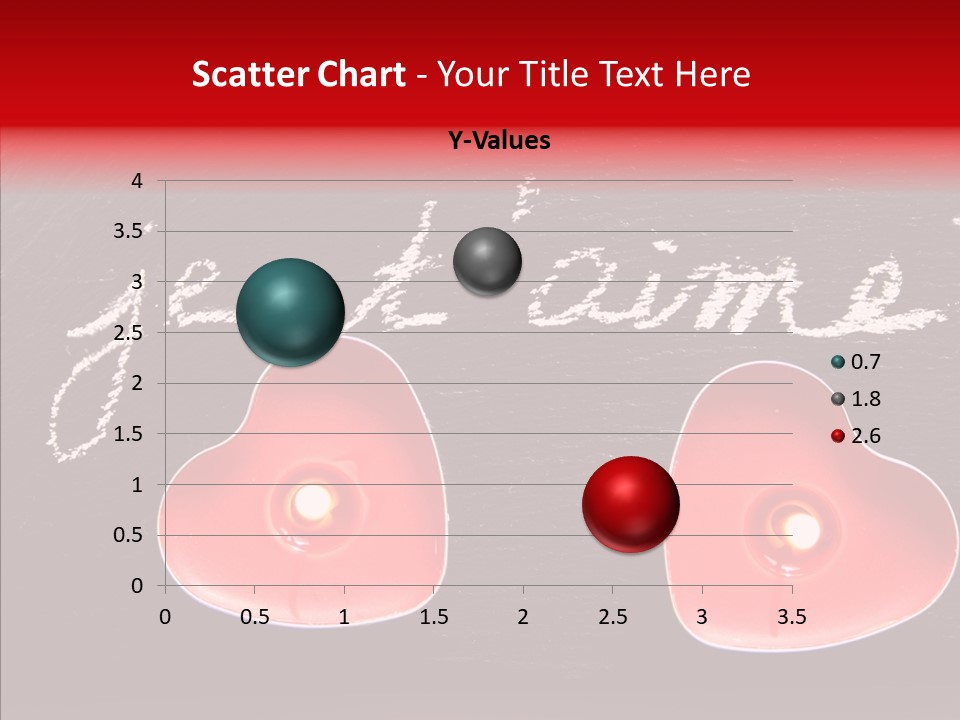 Amour Bougie St Valentin PowerPoint Template