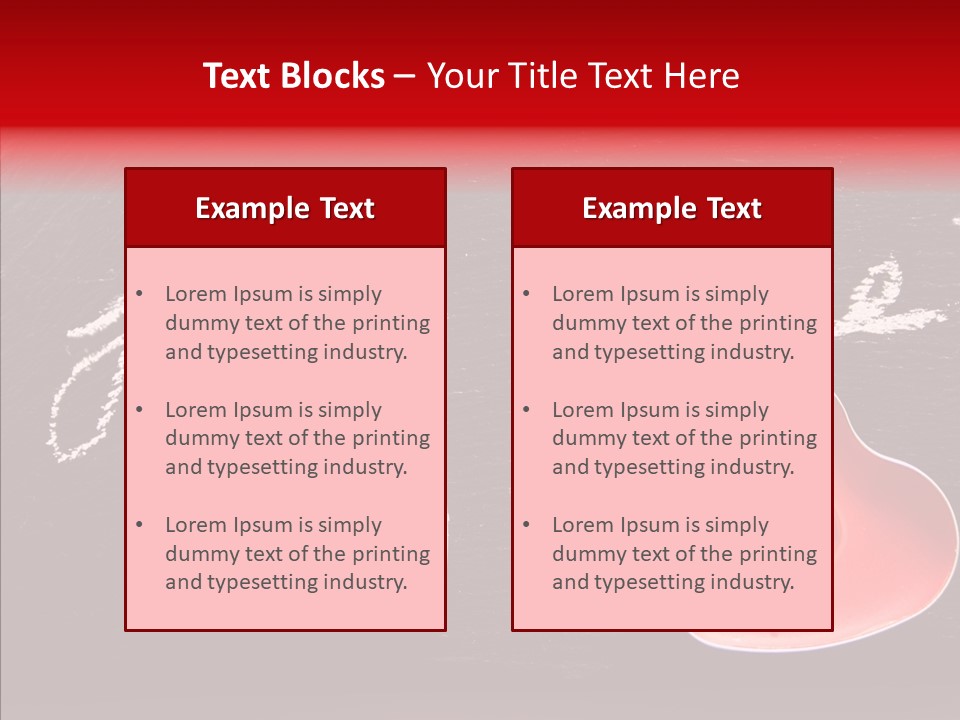 Amour Bougie St Valentin PowerPoint Template