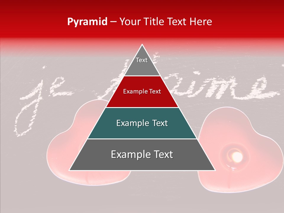 Amour Bougie St Valentin PowerPoint Template