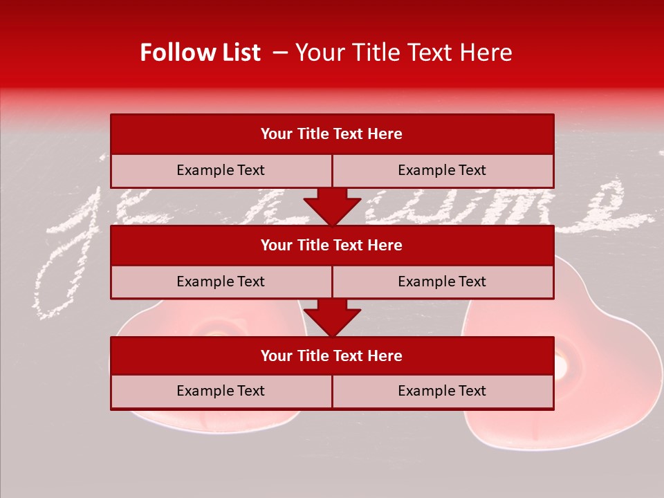 Amour Bougie St Valentin PowerPoint Template