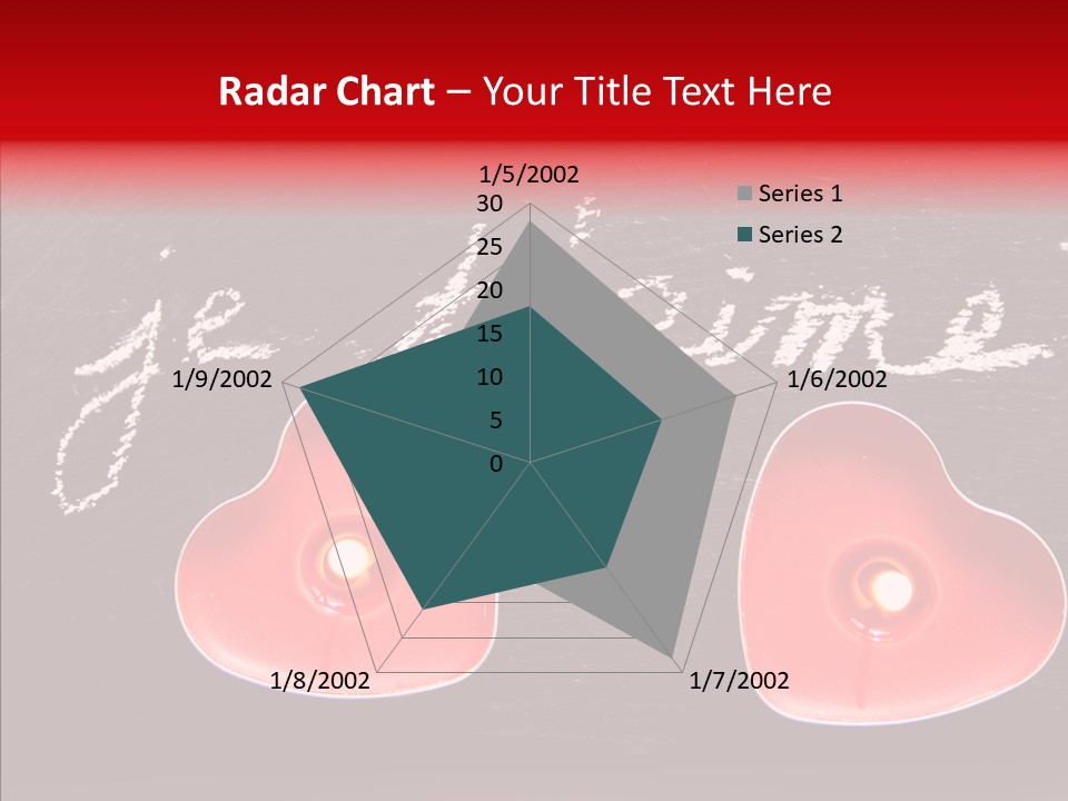 Amour Bougie St Valentin PowerPoint Template