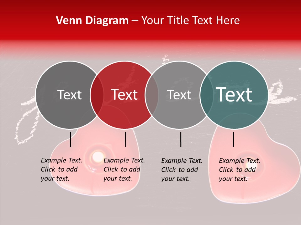 Amour Bougie St Valentin PowerPoint Template