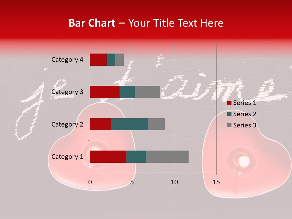 Amour Bougie St Valentin PowerPoint Template