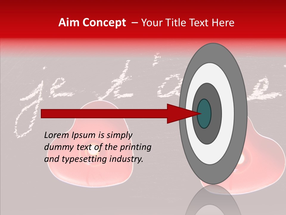 Amour Bougie St Valentin PowerPoint Template