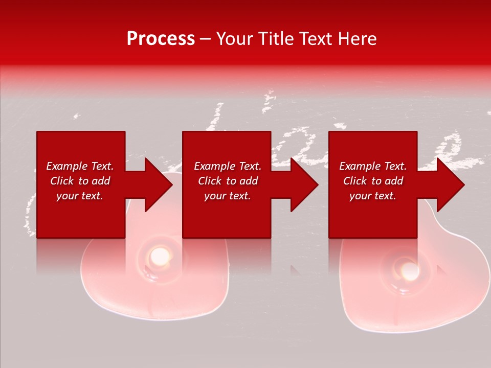 Amour Bougie St Valentin PowerPoint Template