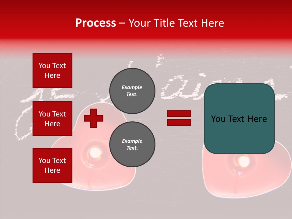 Amour Bougie St Valentin PowerPoint Template