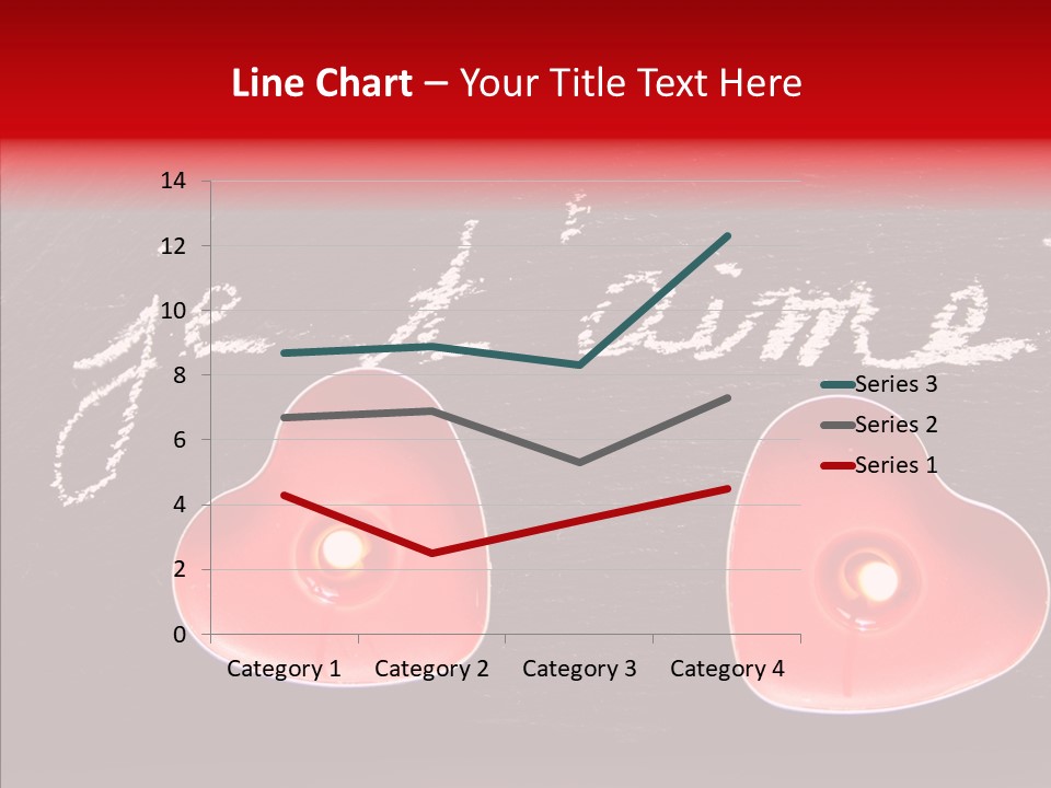 Amour Bougie St Valentin PowerPoint Template