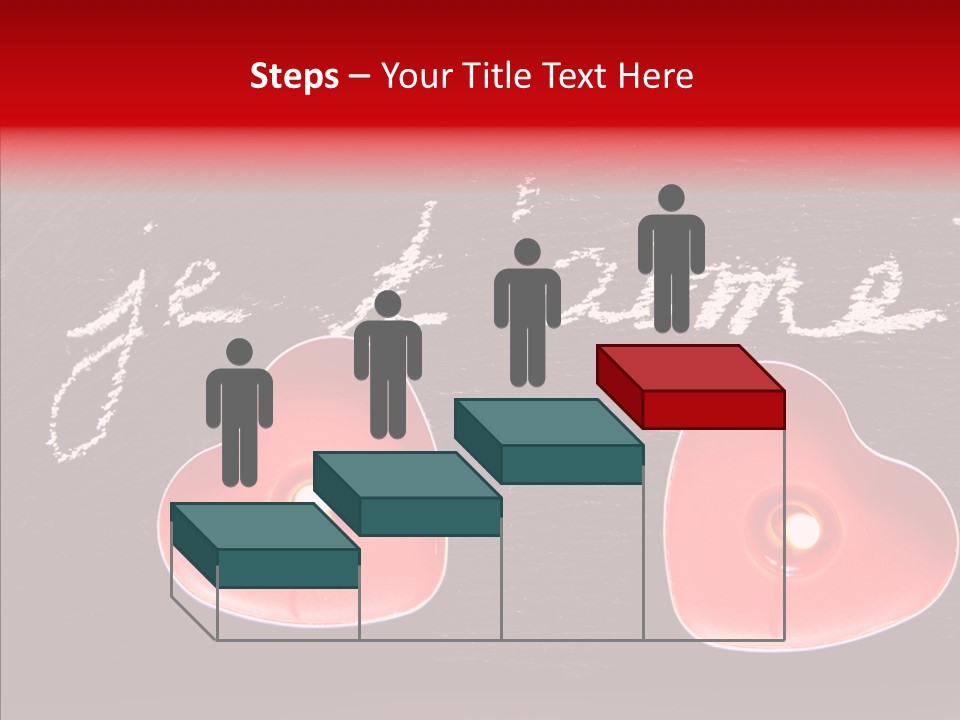 Amour Bougie St Valentin PowerPoint Template