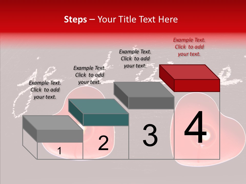 Amour Bougie St Valentin PowerPoint Template