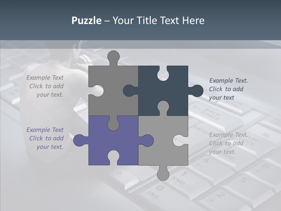 Sad Looking Modern PowerPoint Template