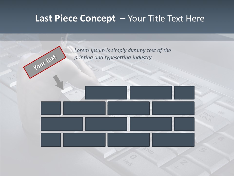 Sad Looking Modern PowerPoint Template
