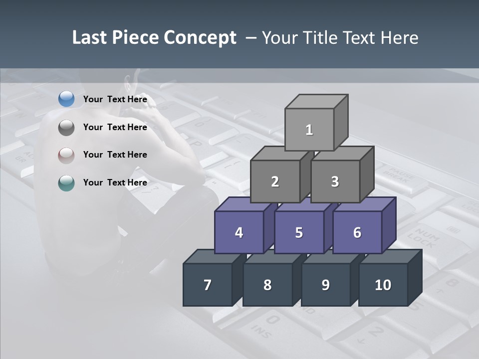 Sad Looking Modern PowerPoint Template