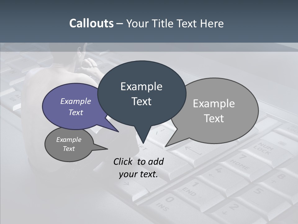 Sad Looking Modern PowerPoint Template
