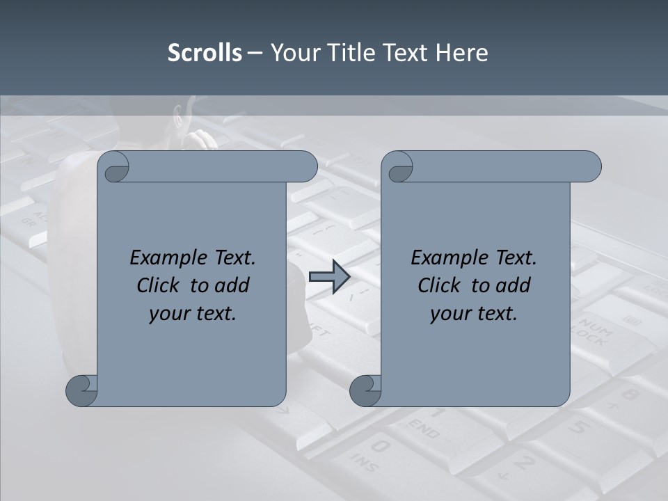 Sad Looking Modern PowerPoint Template