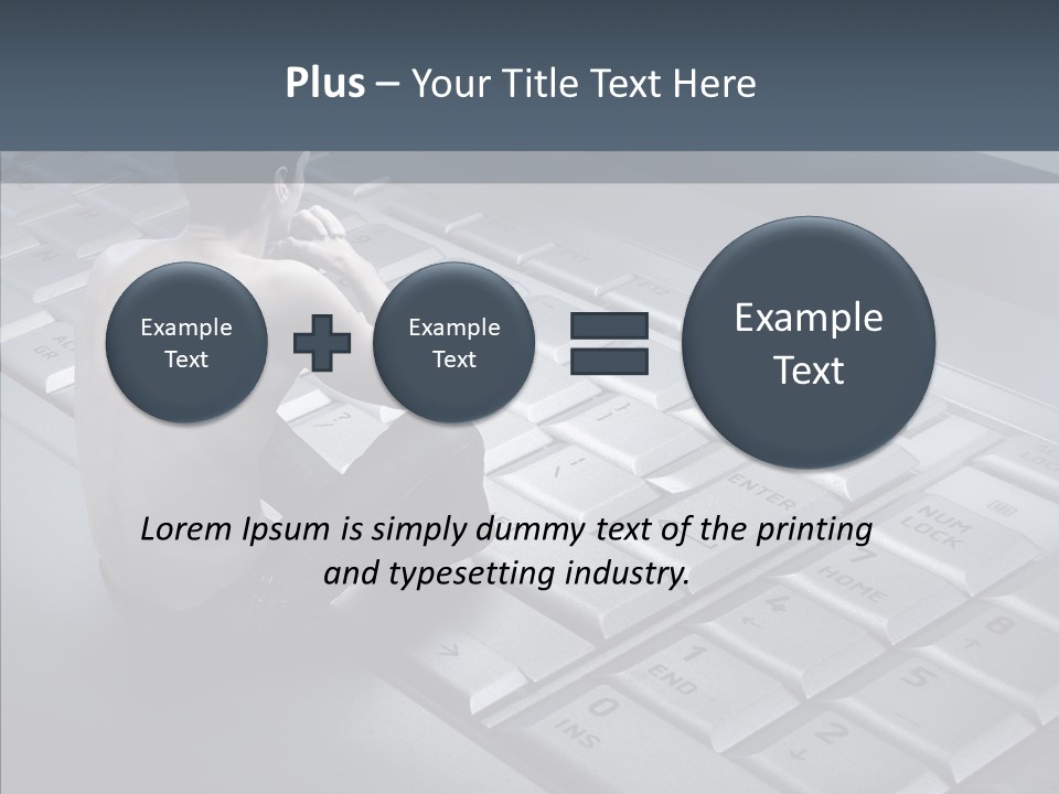 Sad Looking Modern PowerPoint Template