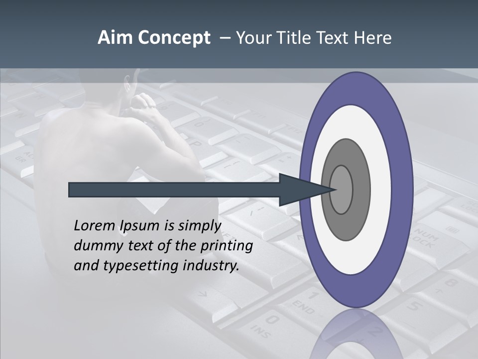 Sad Looking Modern PowerPoint Template