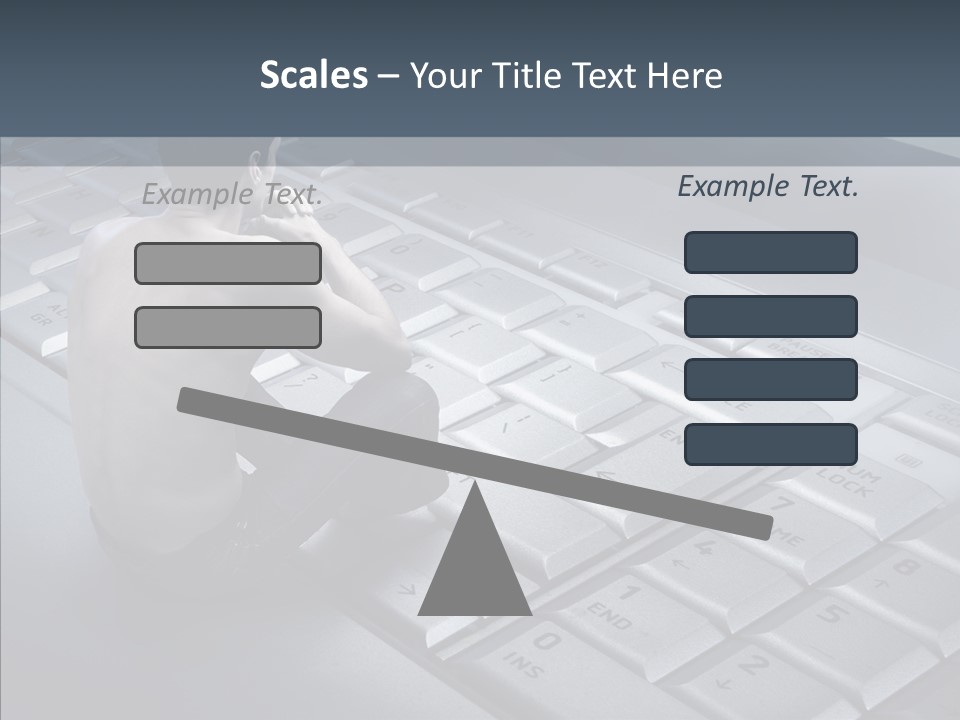 Sad Looking Modern PowerPoint Template